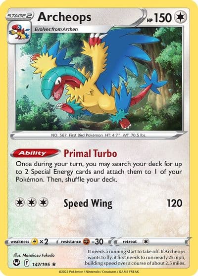 Archeops Deck Exclusives Pokemon card