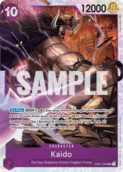 Kaido 094 Romance Dawn One Piece card