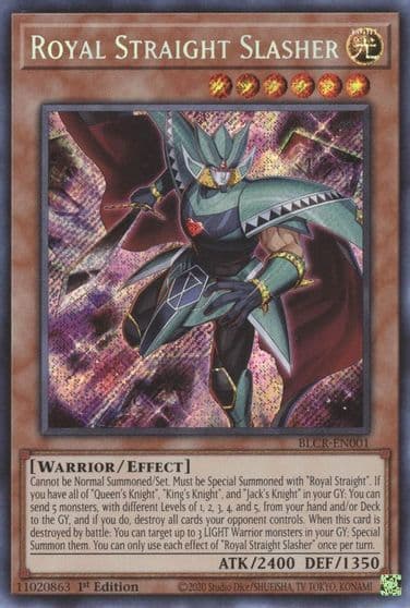 Royal Straight Slasher Battles of Legend: Crystal Revenge Yu-Gi-Oh! card