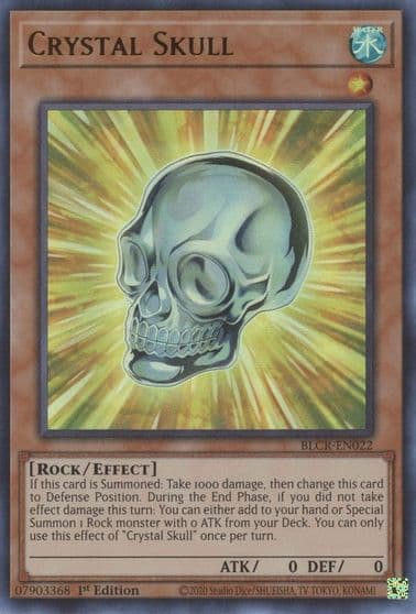 Crystal Skull Battles of Legend: Crystal Revenge Yu-Gi-Oh! card