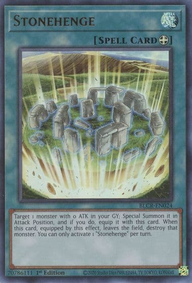 Stonehenge Battles of Legend: Crystal Revenge Yu-Gi-Oh! card