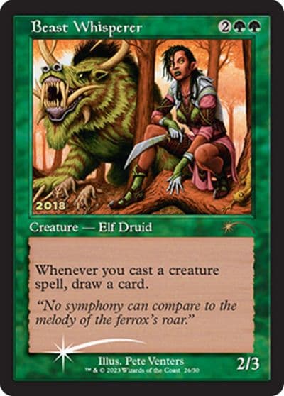 Beast Whisperer 30th Anniversary Promos Magic card