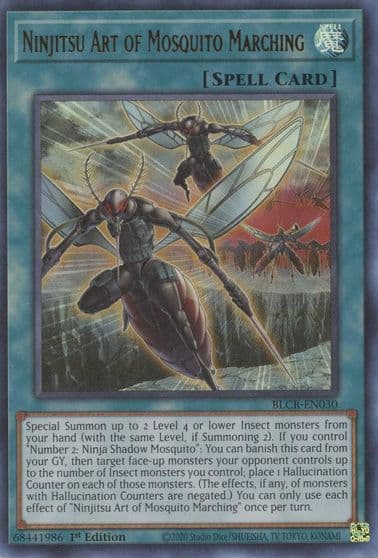 Ninjitsu Art of Mosquito Marching Battles of Legend: Crystal Revenge Yu-Gi-Oh! card