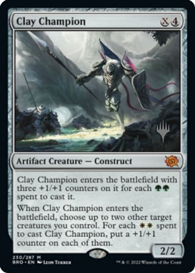 Clay Champion Promo Pack: The Brothers' War Magic card