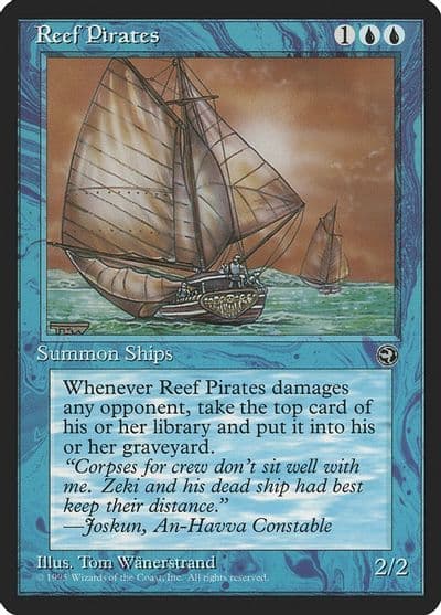 Reef Pirates Version 2 Homelands Magic card