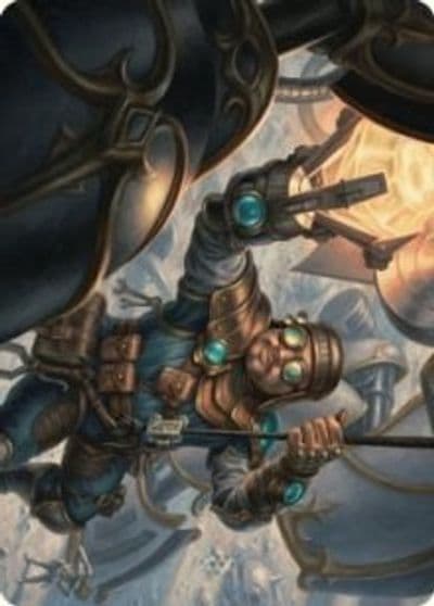 Powerstone Engineer Art Card Art Series: The Brothers' War Magic card