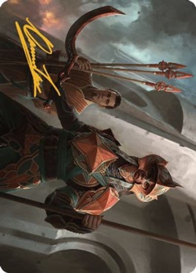 Siege Veteran Art Card Gold Stamped Signature Art Series: The Brothers' War Magic card