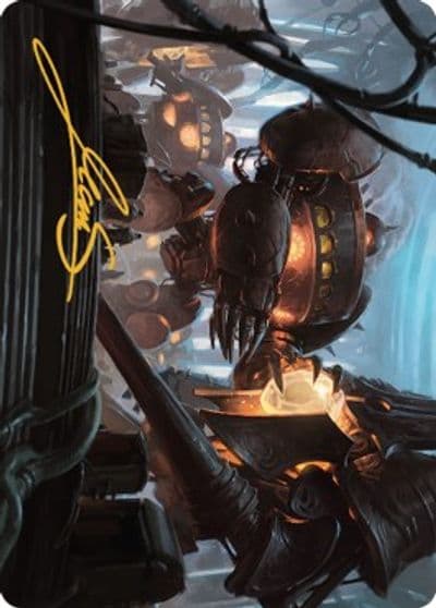 Autonomous Assembler Art Card Gold Stamped Signature Art Series: The Brothers' War Magic card