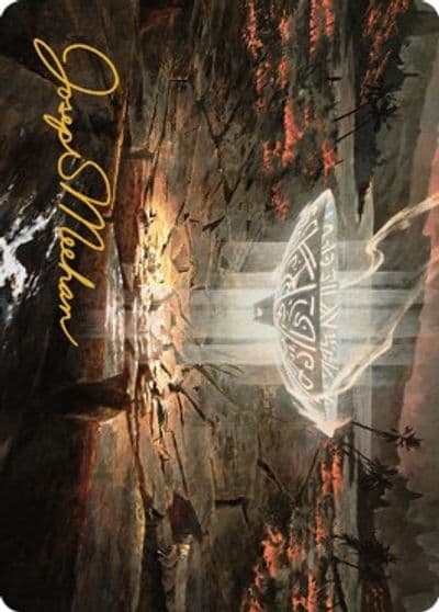 Urzas Sylex Art Card Gold Stamped Signature Art Series: The Brothers' War Magic card