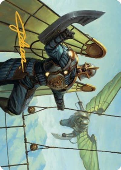 Air Marshal Art Card Gold Stamped Signature Art Series: The Brothers' War Magic card