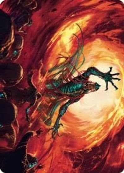 Gix Yawgmoth Praetor Art Card Art Series: The Brothers' War Magic card