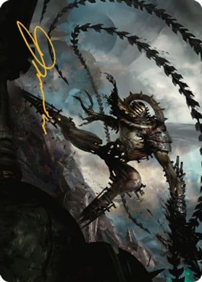 Razorlash Transmogrant Art Card Gold Stamped Signature Art Series: The Brothers' War Magic card