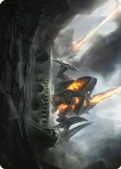 Skitterbeam Battalion Art Card Art Series: The Brothers' War Magic card