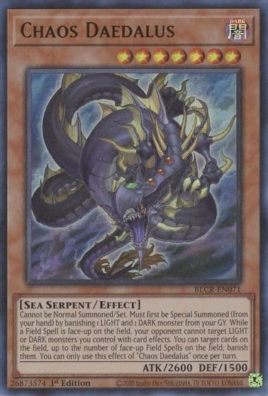 Chaos Daedalus Battles of Legend: Crystal Revenge Yu-Gi-Oh! card