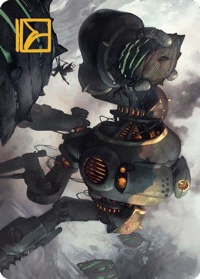 Rust Goliath Art Card Gold Stamped Signature Art Series: The Brothers' War Magic card