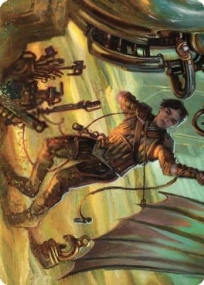 Mishra Excavation Prodigy Art Card Art Series: The Brothers' War Magic card
