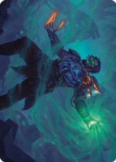 Mishra Claimed by Gix Art Card Art Series: The Brothers' War Magic card