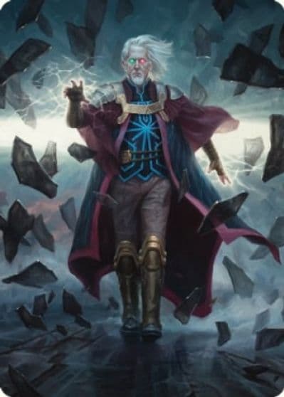 Urza Planeswalker Art Card Art Series: The Brothers' War Magic card