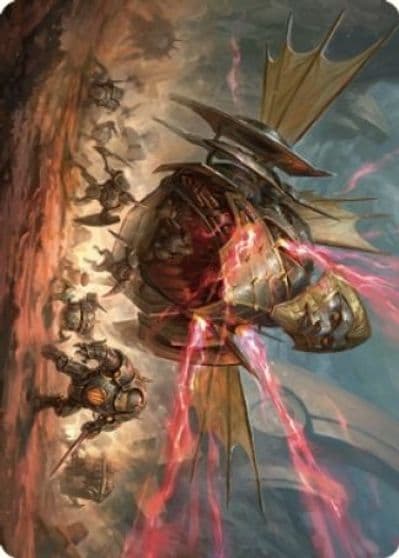 Liberator Urzas Battlethopter Art Card Art Series: The Brothers' War Magic card