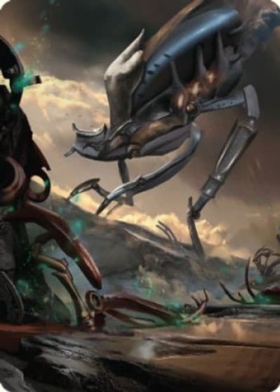 Swamp 51 Art Card Art Series: The Brothers' War Magic card