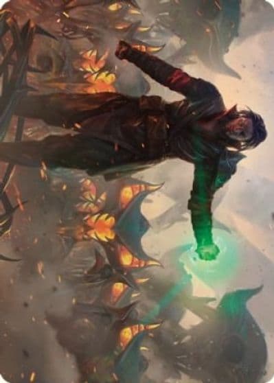 Mishra Eminent One Art Card Art Series: The Brothers' War Magic card