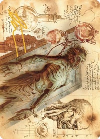 Ashnods Altar Art Card Gold Stamped Signature Art Series: The Brothers' War Magic card