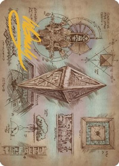 Keening Stone Art Card Gold Stamped Signature Art Series: The Brothers' War Magic card