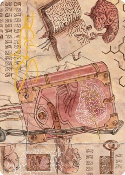 Mazemind Tome Art Card Gold Stamped Signature Art Series: The Brothers' War Magic card