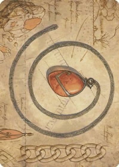 Mox Amber Art Card Art Series: The Brothers' War Magic card