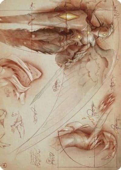 Platinum Angel Art Card Art Series: The Brothers' War Magic card