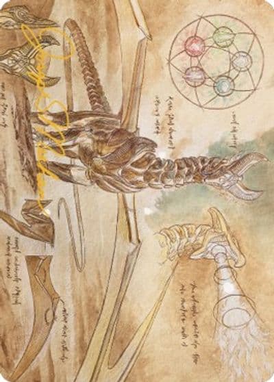 Ramos Dragon Engine Art Card Gold Stamped Signature Art Series: The Brothers' War Magic card