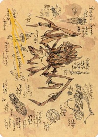 Scrap Trawler Art Card Gold Stamped Signature Art Series: The Brothers' War Magic card