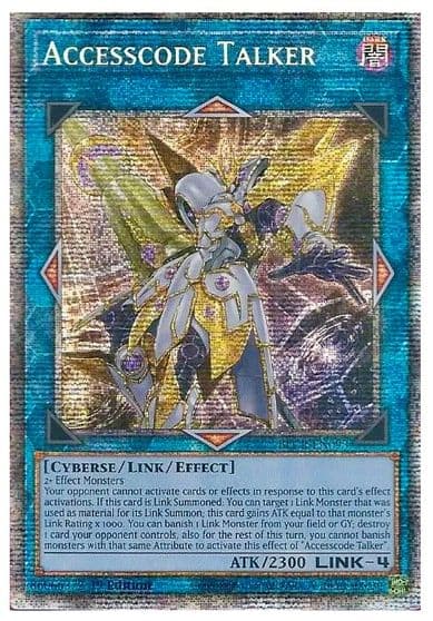 Accesscode Talker Starlight Rare Battles of Legend: Crystal Revenge Yu-Gi-Oh! card