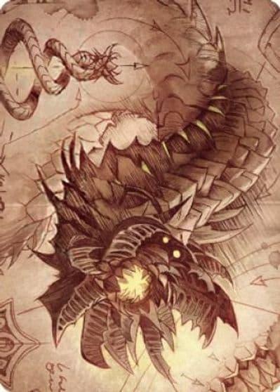 Wurmcoil Engine Art Card Art Series: The Brothers' War Magic card