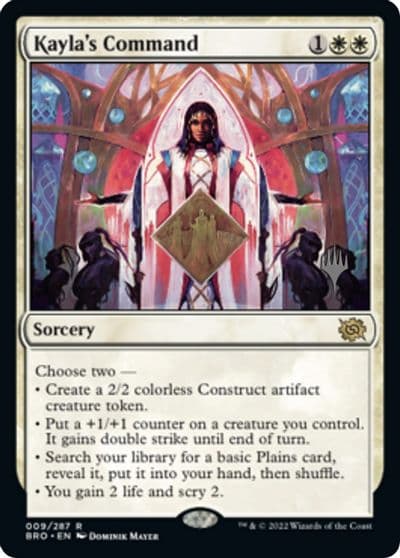 Kaylas Command Promo Pack: The Brothers' War Magic card