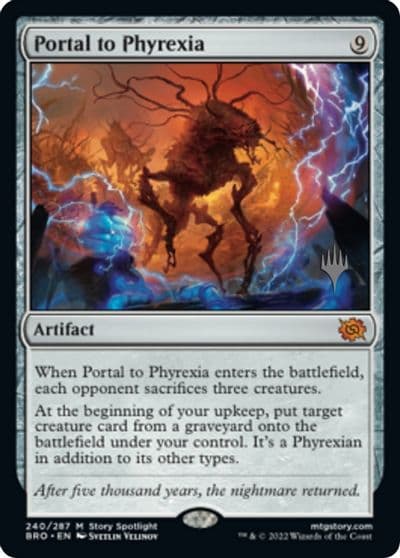 Portal to Phyrexia Promo Pack: The Brothers' War Magic card