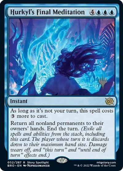 Hurkyls Final Meditation Promo Pack: The Brothers' War Magic card