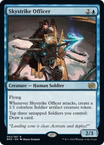 Skystrike Officer Promo Pack: The Brothers' War Magic card