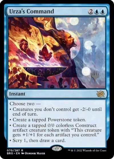 Urzas Command Promo Pack: The Brothers' War Magic card