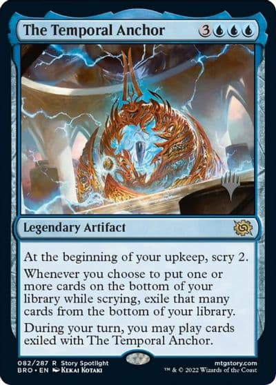 The Temporal Anchor Promo Pack: The Brothers' War Magic card