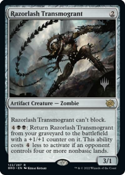 Razorlash Transmogrant Promo Pack: The Brothers' War Magic card