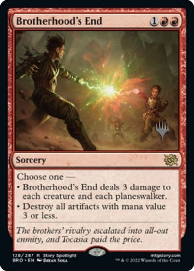 Brotherhoods End Promo Pack: The Brothers' War Magic card