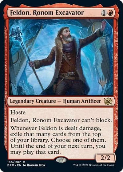 Feldon Ronom Excavator Promo Pack: The Brothers' War Magic card