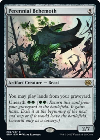 Perennial Behemoth Promo Pack: The Brothers' War Magic card