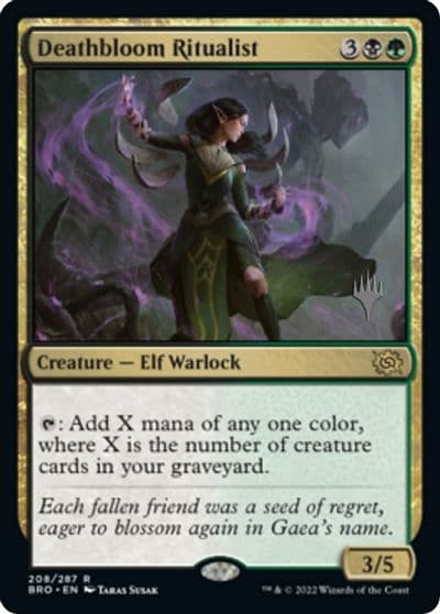 Deathbloom Ritualist Promo Pack: The Brothers' War Magic card