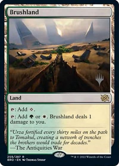 Brushland Promo Pack: The Brothers' War Magic card