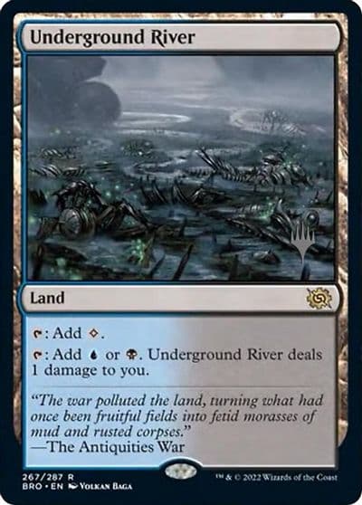 Underground River Promo Pack: The Brothers' War Magic card
