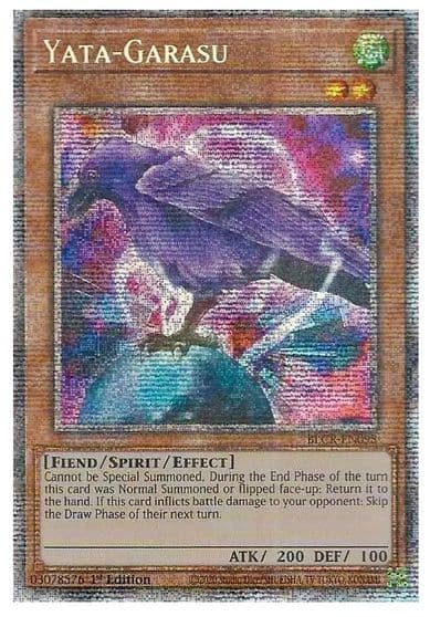 Yata Garasu Starlight Rare Battles of Legend: Crystal Revenge Yu-Gi-Oh! card