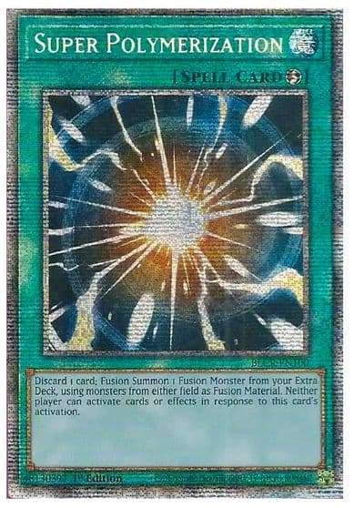 Super Polymerization Starlight Rare Battles of Legend: Crystal Revenge Yu-Gi-Oh! card