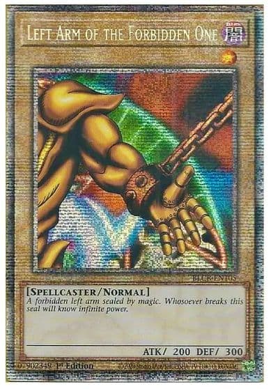 Left Arm of the Forbidden One Starlight Rare Battles of Legend: Crystal Revenge Yu-Gi-Oh! card